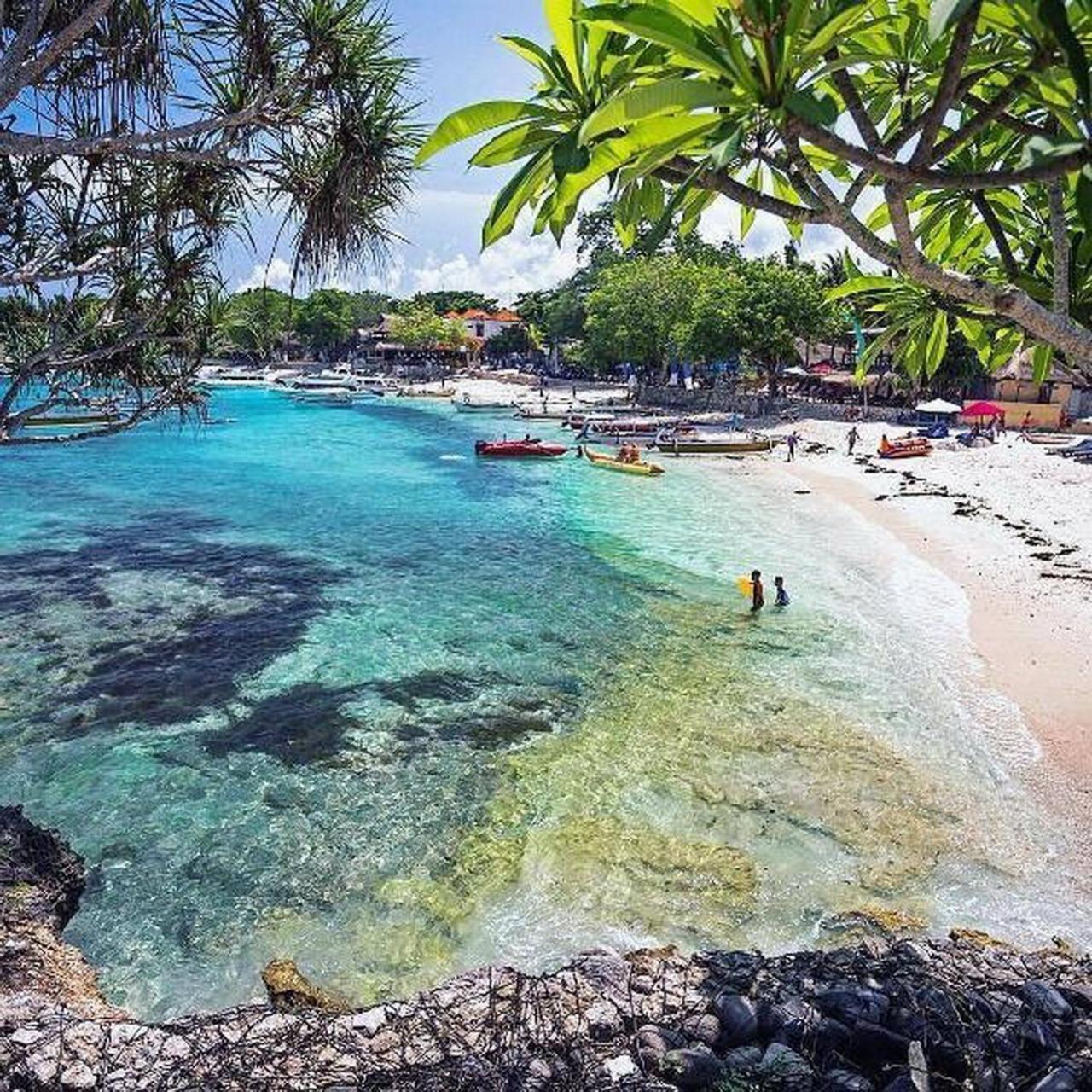 Ocean Hostel Ceningan Island Eksteriør bilde